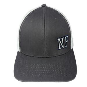 NP Snapback Trucker Hat Gray One Size Adjustable Embroidered Mesh Back CSI